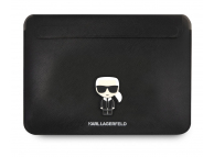 Laptop Case Karl Lagerfeld Saffiano, Ikonik Sleeve, 13/14 inch, Black KLCS14PISFBK (EU Blister)