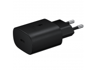 Wall Charger Samsung 25W, 1x Type-C, (w/o cable) Black EP-TA800NBEGEU (EU Blister)