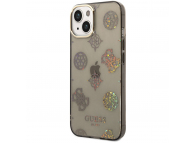 TPU Cover Guess Peony Glitter for Apple iPhone 14 Black GUHCP14SHTPPTK (EU Blister)