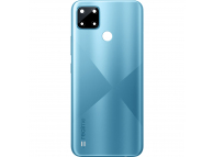 Battery Cover for Realme C21Y, Cross Blue