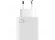 Wall Charger Xiaomi, 33W, 3A, 1 x USB-A, with USB-C Cable, White BHR6039EU