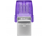 USB-A 3.2 / USB-C FlashDrive Kingston microDuo 3C, 64Gb DTDUO3CG3/64GB