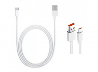 Type-C Data Cable Xiaomi, 3A, 60W, 1m, White (Bulk)