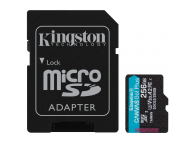 microSDXC Memory Card Kingston Canvas Go Plus with Adapter, 256Gb, Class 10 / UHS-1 U3 SDCG3/256GB
