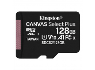 microSDXC Memory Card Kingston Canvas Select Plus, 128Gb, 10 / UHS-1 U1 SDCS2/128GBSP (EU Blister)