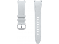 Hybrid Eco-Leather Strap for Samsung Galaxy Watch6 / Classic / Watch5 / Pro / Watch4 Series, M/L, Silver ET-SHR96LSEGEU