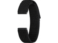 Fabric Strap for Samsung Galaxy Watch6 / Classic / Watch5 / Pro / Watch4 Series, 20mm, M/L, Wide, Black ET-SVR94LBEGEU