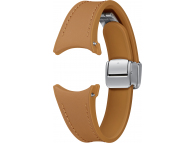 D-Buckle Hybrid Eco-Leather Strap for Samsung Galaxy Watch6 / Classic / Watch5 / Pro / Watch4 Series, 20mm, S/M, Slim, Camel ET-SHR93SDEGEU