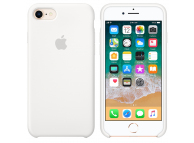 Silicone Case for Apple iPhone SE (2022) / SE (2020) / 8, White MQGL2ZM/A