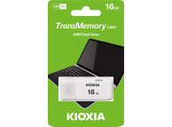 External Memory KIOXIA U202, 16Gb, USB 2.0, White,  LU202W016GG4 (EU Blister)