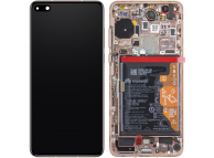 LCD Display Module for Huawei P40, with Battery, Gold