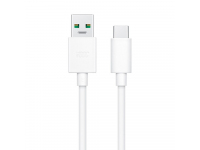 Type-C Cable Oppo VOOC Flash DL129, 1m White (EU Blister)