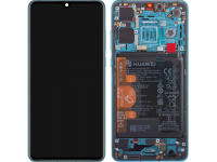 LCD Display Module for Huawei P30, with Battery, Aurora Blue (New Code)