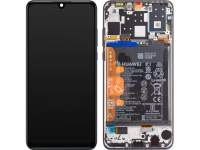 LCD Display Module for Huawei P30 lite New Edition, with Battery, Black