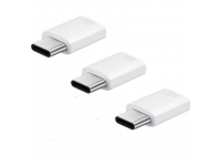 Samsung Type-C to Micro USB Adapter 3-Pack EE-GN930KWEGWW White (EU Blister)