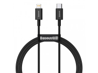 USB-C to Lightning Cable Baseus Superior Series, 20W, 2.4A, 1m, Black CATLYS-A01 