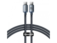 USB-C to USB-C Cable Baseus Crystal Shine Series, 100W, 5A, 1.2m, Black CAJY000601 