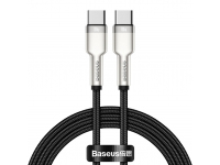 USB-C to USB-C Cable Baseus Cafule, 100W, 5A, 1m, Black CATJK-C01 