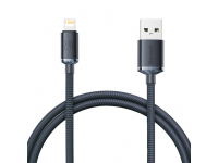USB-A to Lightning Cable Baseus Crystal Shine Series, 20W, 2.4A, 1.2m, Black