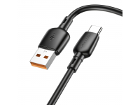 USB-A to USB-C Cable Borofone BX93, 100W, 5A, 1m, Black 