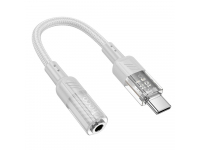 USB-C to 3.5mm  Audio Adapter Hoco LS37, Grey 
