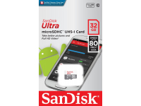 microSDHC Memory Card SanDisk Ultra Android, 32Gb, Class 10 / UHS-1 U1 SDSQUNR-032G-GN3MN 
