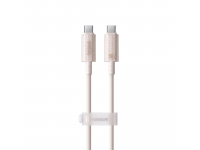 USB-C to USB-C Cable Baseus  Habitat Series, 100W, 6A, 1m, Pink P10360202421-00 