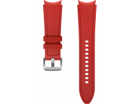 Hybrid Leather Band (20mm, M/L) for Samsung Galaxy Watch4  / Samsung Galaxy Watch4 Classic ET-SHR89LREGEU Red (EU Blister)