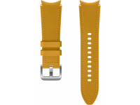 Hybrid Leather Strap for Samsung Galaxy Watch6 / Classic / Watch5 / Pro / Watch4 Series, 20mm, S/M, Mustard ET-SHR88SYEGEU
