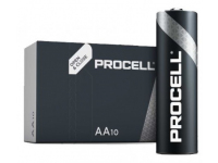 Duracell PROCELL Batteries, AA / LR6 / 1.5V Alkaline, Set 10 pcs, MN1500 (EU Blister)