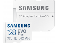 Memory Card MicroSDHC Samsung Evo Plus with adapter, 128Gb, Class 10 / UHS-1 U3 MB-MC128KA/EU 