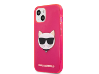 TPU Cover Karl Lagerfeld Choupette Head for Apple iPhone 13 mini Fluo Pink KLHCP13SCHTRP (EU Blister)