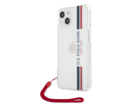 TPU Cover U.S. Polo Vertical Stripes for Apple iPhone 13 Transparent USHCP13MKSTTR (EU Blister)