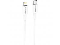 Type-C to Lightning Cable BLUE Power BBX36, 3A, 1m White (EU Blister)