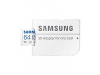 MicroSDHC Memory Card with adapter Samsung EvoPlus 64GB, Class 10/ UHS-1 U3 MB-MC64KA/EU (EU Blister)