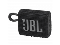 JBL GO 3 Portable Waterproof Speaker, Black JBLGO3BLK 