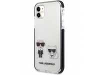 TPU Cover Karl Lagerfeld for Apple iPhone 11 TPE Karl and Choupette White KLHCN61TPEKCW (EU Blister)