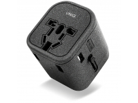 UNIQ Voyage Travel Charger Adapter All in One, Grey (EU Blister)