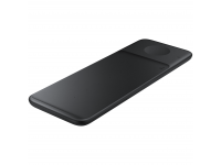 Wireless Charger Samsung Trio, 9W, 1A, with Wall Charger and USB-C Cable, Black EP-P6300TBEGEU