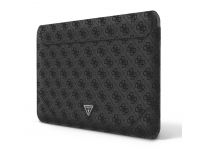 Laptop Case Guess 4G Triangle Metal Logo, 16 inch, Grey-Black GUCS16P4TK (EU Blister)