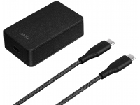 Type-C Travel Charger UNIQ Versa Slim, Quick Charge PD, 18W, 1 X USB Tip-C, Black (EU Blister)