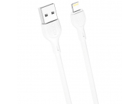 XO Design Cable, USB To Lightning NB200, 2M, 2.1A White (EU Blister)