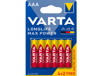 Varta Longlife Max Power Batteries , AAA/ LR03 / 1.5V, Set 6 Pcs, Alkaline (EU Blister)