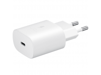 Wall Charger Samsung 25W, 1x Type-C (w/o cable) White EP-TA800NWEGEU (EU Blister)