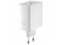 Wall Charger OnePlus SUPERVOOC, 65W, 1x USB White 5461100114 (EU Blister)