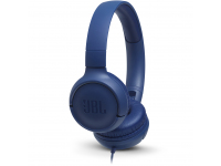 JBL Tune 500 Headphones, On-Ear, With mic, 3.5 mm, Blue JBLT500BLU 
