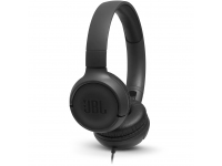 JBL Tune 500 Headphones, On-Ear, With mic, 3.5 mm, Black JBLT500BLK 