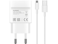 Wall Charger Huawei HW-050100E01, 1x USB with MicroUSB Cable White (Bulk)
