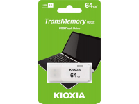 External Memory KIOXIA U202, 64Gb, USB 2.0, White, LU202W064GG4 (EU Blister)