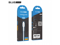 USB-A to USB-C Cable Blue Power BCDU01 Novel, 18W, 2.4A, 1m, White